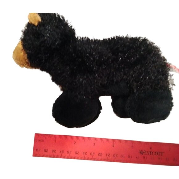 Ganz Webkinz Black Bear lil kinz HS004 Plush Toy No Code Adorable Hairy - Picture 4 of 8